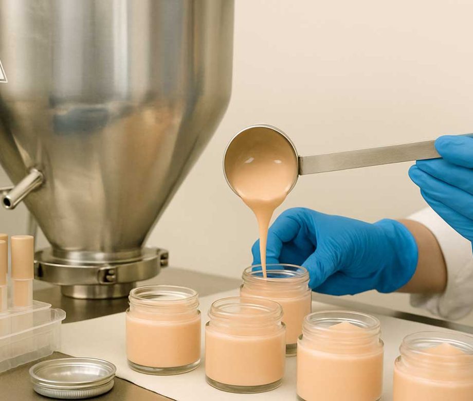 cosmetics manufacturing process