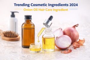 trending cosmetic ingredients 2024 onion oil hair care ingredient